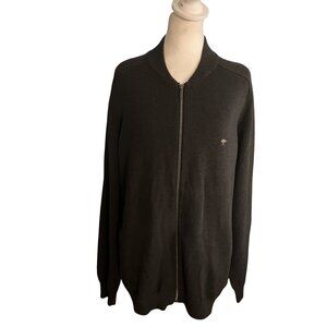 Fynch-Hatton XL Supersoft Cotton Full-Zip Cardigan Sweater